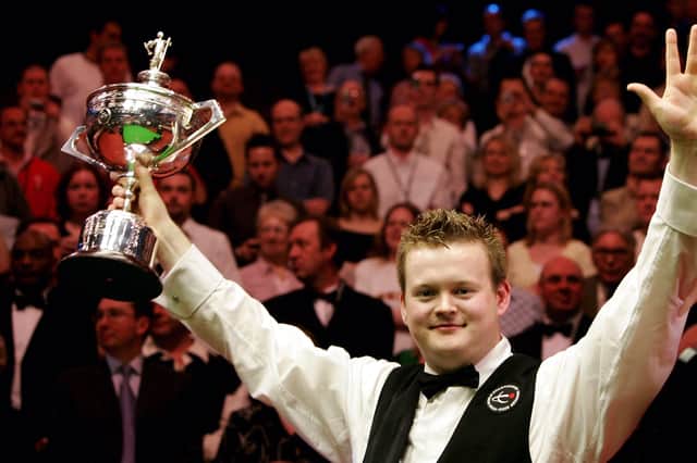Shaun Murphy won snooker’s ultimate prize in 2005 as a qualifier