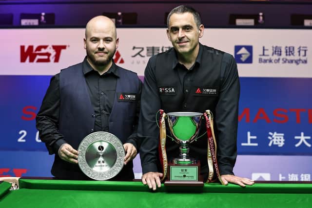 Luca Brecel was the runner-up at the 2023 Shanghai Masters. Credit: Zhe Ji/Getty Images