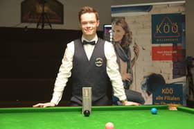 Home hero Florian Nuessle is set to defend the title | Credit: © Vienna Snooker Open.