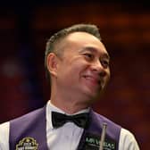 James Wattana was the first player who progressed to the last eight. Credit: Andy Chubb/World Seniors Snooker Tour