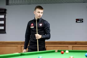 Poland's Antoni Kowalski wins promotion to the World Snooker Tour for the first time. Credit: World Professional Billiards and Snooker Association (WPBSA)
