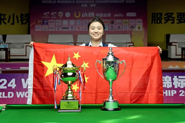 Bai Yulu won the WWST World Women's Snooker Championship in 2024.