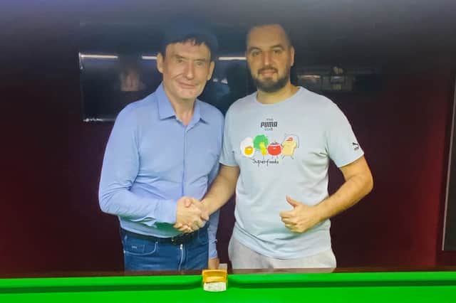Subah has been practicing with Jimmy White in Bahrain in preparation for the new event in Saudi.