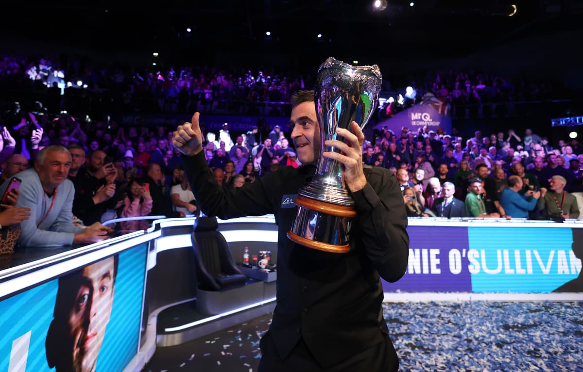 2025 UK Snooker Championship Round one schedule, Ronnie O'Sullivan in