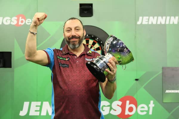 Seniors Champion of Champions darts star Richie Howson swaps the oche for the baize.