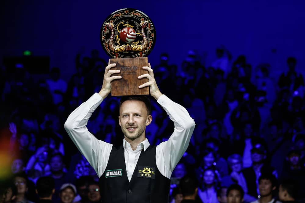Judd Trump won the inaugural Wuhan Open in 2023.