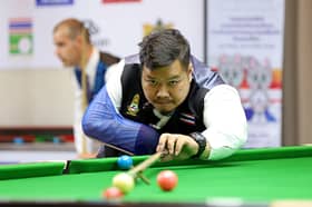 Thai ace Thanapol Seekao in action