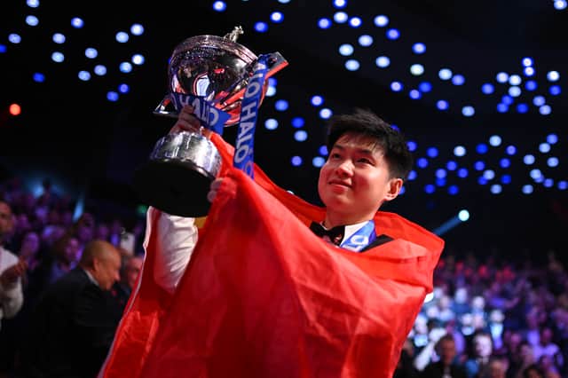 Zhao Xintong created history last year when he became Asia’s first world professional snooker champion.
