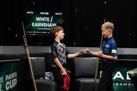 With a combined age of just 20 years, Teddy White and Lucas Earnshaw teamed up and won a match on live television in the 2025 Ultimate Pool Pairs Cup.