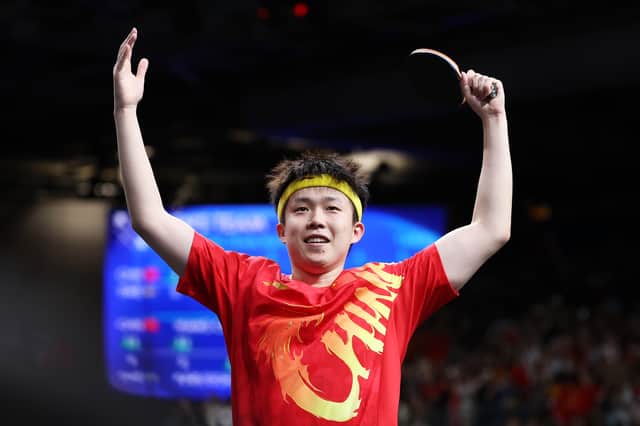Wang Chuqin won two gold medals at the 2024 Summer Olympic Games in Paris.