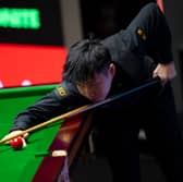 Zhao Xintong was made to work hard in a 10-7 opening day win over qualifier Liam Highfield.